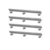 Pack 3 metros cremallera acero motor corredera 4