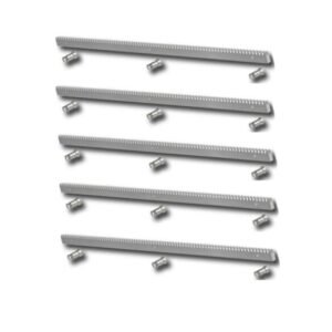 Pack 3 metros cremallera acero motor corredera 3