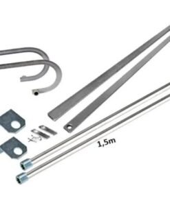 Kit Brazos Curvos telescópicos para puertas basculante contrapesadas