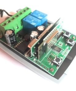 Kit radio receptor WIFI de 2 canales con 2 mandos de garaje