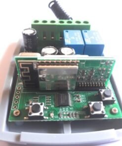 Kit radio receptor WIFI de 2 canales con 2 mandos de garaje 2
