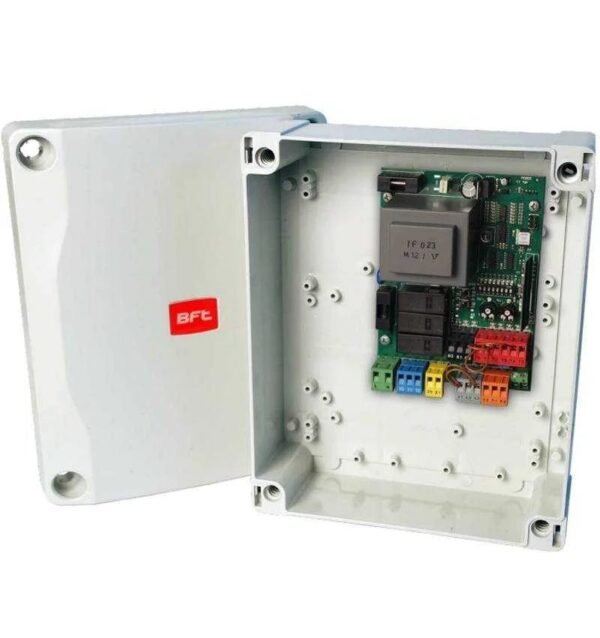 Cuadro de control diseñado para 1 motor de 230v con programación mediante display. Es apropiado para uso con motores enrollables