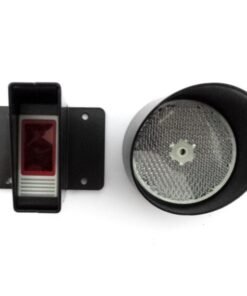 Kit fotocélula de reflexion con espejo y protecciones metal 7