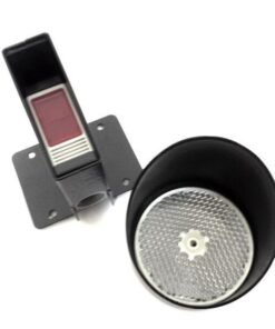 Kit fotocélula de reflexion con espejo y protecciones metal 5