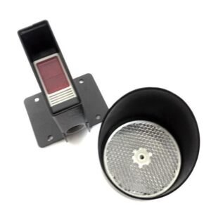 Kit fotocélula de reflexion con espejo y protecciones metal 5