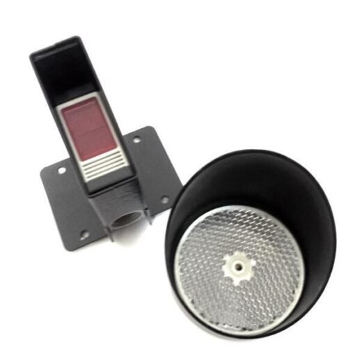 Kit fotocélula de reflexion con espejo y protecciones metal 5
