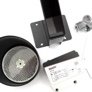 Kit fotocélula de reflexion con espejo y protecciones metal
