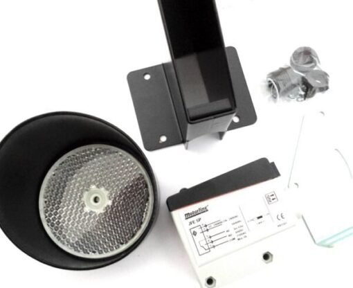Kit fotocélula de reflexion con espejo y protecciones metal
