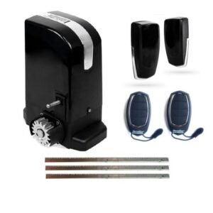 Motorline Bravo 500 con 3 mts cremallera acero 4