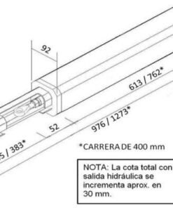Emfa Tor 4 250 Motor hidraulico puerta batiente