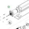 Repuesto reductora motor Erreka CICLON CL210-CLS210F - REFERENCIA 24B005