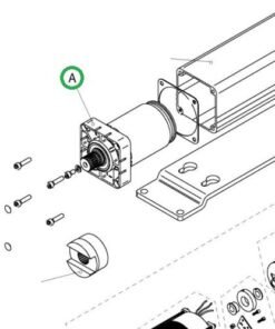 Repuesto reductora motor Erreka CICLON CL210-CLS210F - REFERENCIA 24B005