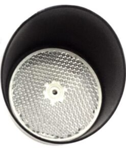 Visera protección metal espejo reflector fotocélula