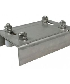 Caja mediana poleas rodillos nylon motor corredera