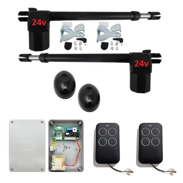 kit motores puerta batiente doble hoja instalmatic bat 400 24v