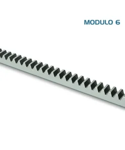 Cremallera cincada acero modulo 6 30x30x1000 motor corredera. Cremallera motor puerta corredera