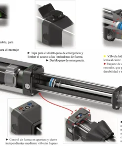 Motor puerta abatible hidráulico MEDVA AURA - DETALLES